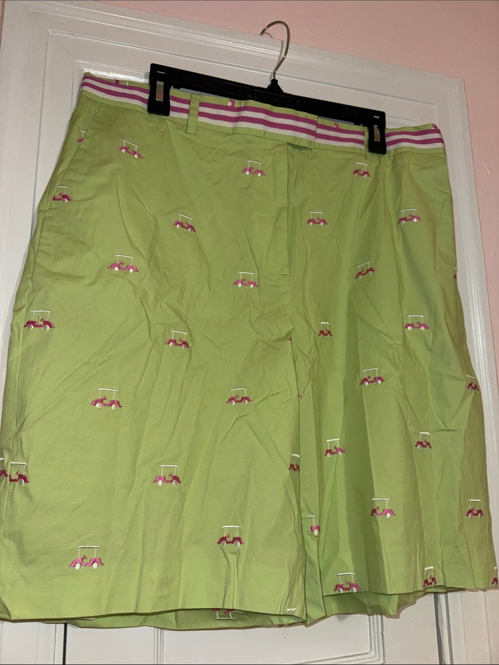 Lilly Pulitzer Golf Cart Embroidered Shorts